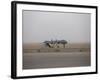 A Mq-1C Warrior Taxis Out to the Runway to for a Mission over Northern Iraq-null-Framed Photographic Print