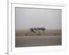 A Mq-1C Warrior Taxis Out to the Runway to for a Mission over Northern Iraq-null-Framed Photographic Print