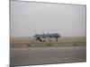 A Mq-1C Warrior Taxis Out to the Runway to for a Mission over Northern Iraq-null-Mounted Photographic Print