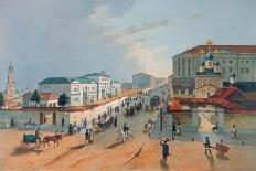 The Imperial Post Office in Moscow, 1840s-A Müller-Mounted Giclee Print