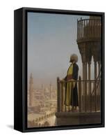 A Muezzin-Jean-Léon Gerôme-Framed Stretched Canvas