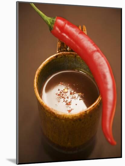 A Mug of Chili Chocolate-Anita Oberhauser-Mounted Photographic Print