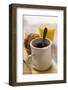 A Mug of Coffee, Muffin and Orange Juice-Foodcollection-Framed Photographic Print