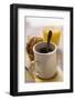 A Mug of Coffee, Muffin and Orange Juice-Foodcollection-Framed Photographic Print