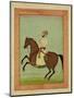 A Mughal Noble on Horseback, C.1790, from the Large Clive Album-Mughal School-Mounted Giclee Print