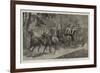 A Mule Four-In-Hand in Burma-null-Framed Giclee Print