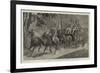 A Mule Four-In-Hand in Burma-null-Framed Giclee Print