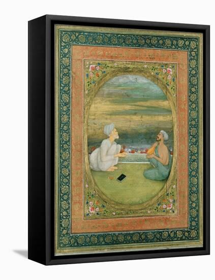 A Mullah and a Musician, C.1640-1650-null-Framed Stretched Canvas