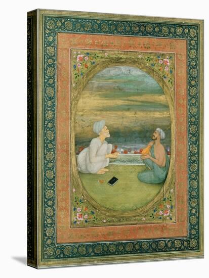 A Mullah and a Musician, C.1640-1650-null-Stretched Canvas