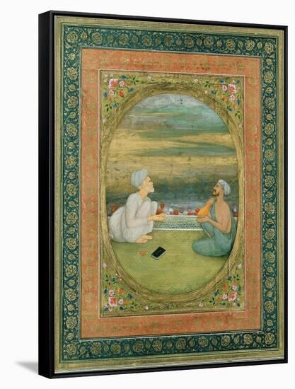 A Mullah and a Musician, C.1640-1650-null-Framed Stretched Canvas