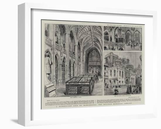 A Munificent Gift to Manchester, the Rylands Memorial Library-Henry William Brewer-Framed Giclee Print