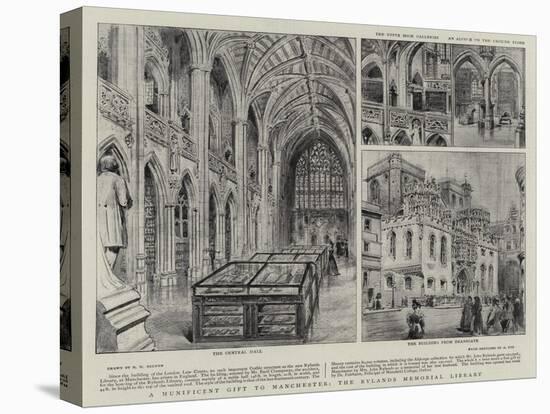 A Munificent Gift to Manchester, the Rylands Memorial Library-Henry William Brewer-Stretched Canvas