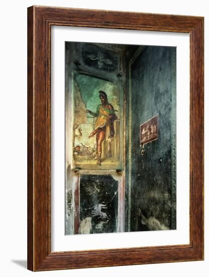 A Mural Showing the God Priapus-null-Framed Giclee Print