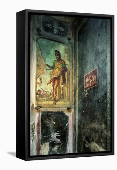 A Mural Showing the God Priapus-null-Framed Stretched Canvas