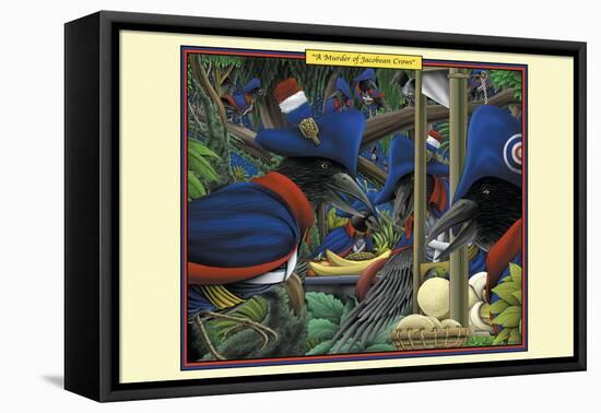 A Murder of Jacobean Crows-Richard Kelly-Framed Stretched Canvas