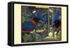 A Murder of Jacobean Crows-Richard Kelly-Framed Stretched Canvas