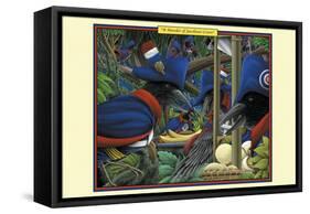 A Murder of Jacobean Crows-Richard Kelly-Framed Stretched Canvas