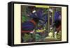 A Murder of Jacobean Crows-Richard Kelly-Framed Stretched Canvas