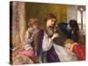 A Music Party, 1864 (Oil on Canvas)-Arthur Hughes-Stretched Canvas