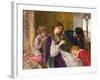 A Music Party, 1864 (Oil on Canvas)-Arthur Hughes-Framed Giclee Print