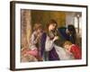 A Music Party, 1864 (Oil on Canvas)-Arthur Hughes-Framed Giclee Print