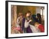 A Music Party, 1864 (Oil on Canvas)-Arthur Hughes-Framed Giclee Print