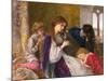 A Music Party, 1864 (Oil on Canvas)-Arthur Hughes-Mounted Giclee Print