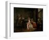 A Music Party, 18Th C (Oil on Canvas)-Jan Josef the Elder Horemans-Framed Giclee Print