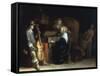 A Music Party-Gerard ter Borch-Framed Stretched Canvas