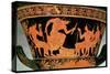 A Musical Contest, Detail from an Attic Red-Figure Calyx-Krater, from Cervetri, circa 510 BC-Euphronios-Stretched Canvas