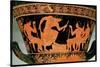 A Musical Contest, Detail from an Attic Red-Figure Calyx-Krater, from Cervetri, circa 510 BC-Euphronios-Stretched Canvas