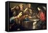 A Musical Gathering-Valentin de Boulogne-Framed Stretched Canvas