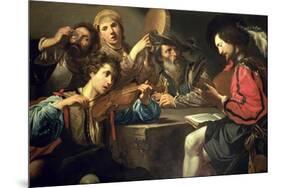 A Musical Gathering-Valentin de Boulogne-Mounted Giclee Print