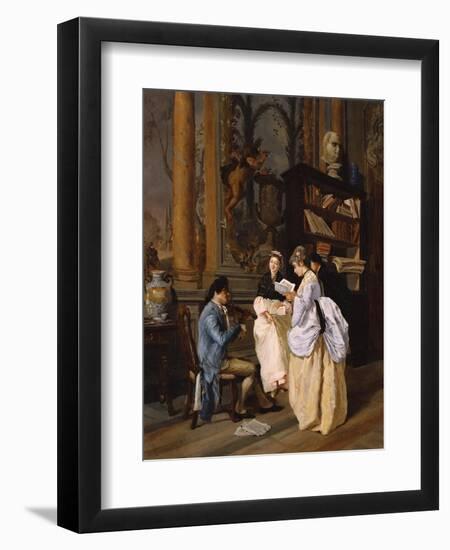 A Musical Interlude, 1872-Edouardo Navone-Framed Giclee Print