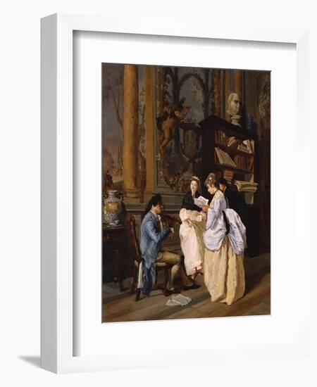 A Musical Interlude, 1872-Edouardo Navone-Framed Giclee Print