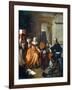 A Musical Party, 1659-Gabriel Metsu-Framed Giclee Print