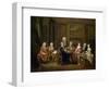 A Musical Party: the Mathias Family, C.1730-William Hogarth-Framed Giclee Print