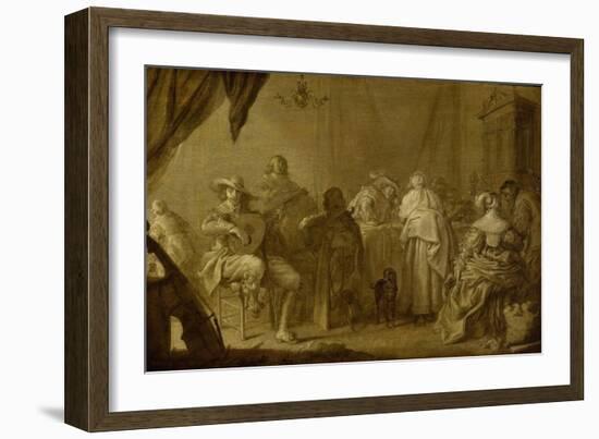 A Musical Party-Adriaen Pietersz van de Venne-Framed Art Print