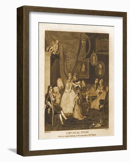 A Musical Study by William Hogarth-William Hogarth-Framed Giclee Print