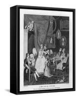 A Musical Study by William Hogarth-William Hogarth-Framed Stretched Canvas