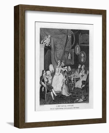 A Musical Study by William Hogarth-William Hogarth-Framed Giclee Print