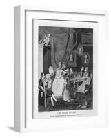 A Musical Study by William Hogarth-William Hogarth-Framed Giclee Print