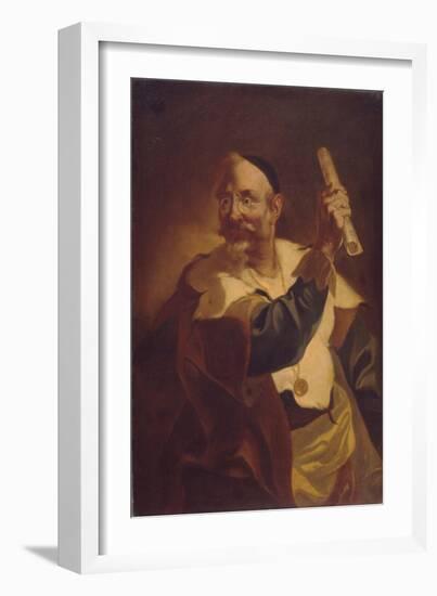 A Musician, 18th Century-null-Framed Giclee Print