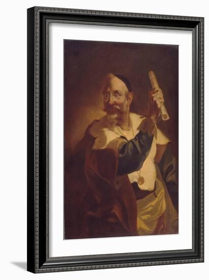 A Musician, 18th Century-null-Framed Giclee Print