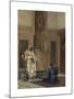 A Musician and a Guardsman in an Oriental Interior-Ludwig Deutsch-Mounted Premium Giclee Print