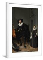 A Musician and his Daughter, 1629-Thomas de Keyser-Framed Giclee Print