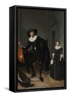 A Musician and his Daughter, 1629-Thomas de Keyser-Framed Stretched Canvas