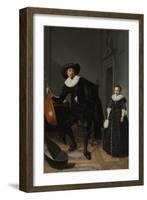 A Musician and his Daughter, 1629-Thomas de Keyser-Framed Giclee Print