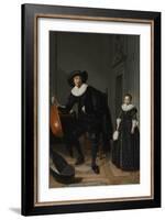 A Musician and his Daughter, 1629-Thomas de Keyser-Framed Giclee Print