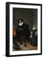 A Musician and his Daughter, 1629-Thomas de Keyser-Framed Giclee Print
